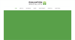 Desktop Screenshot of evaluationspecialists.com